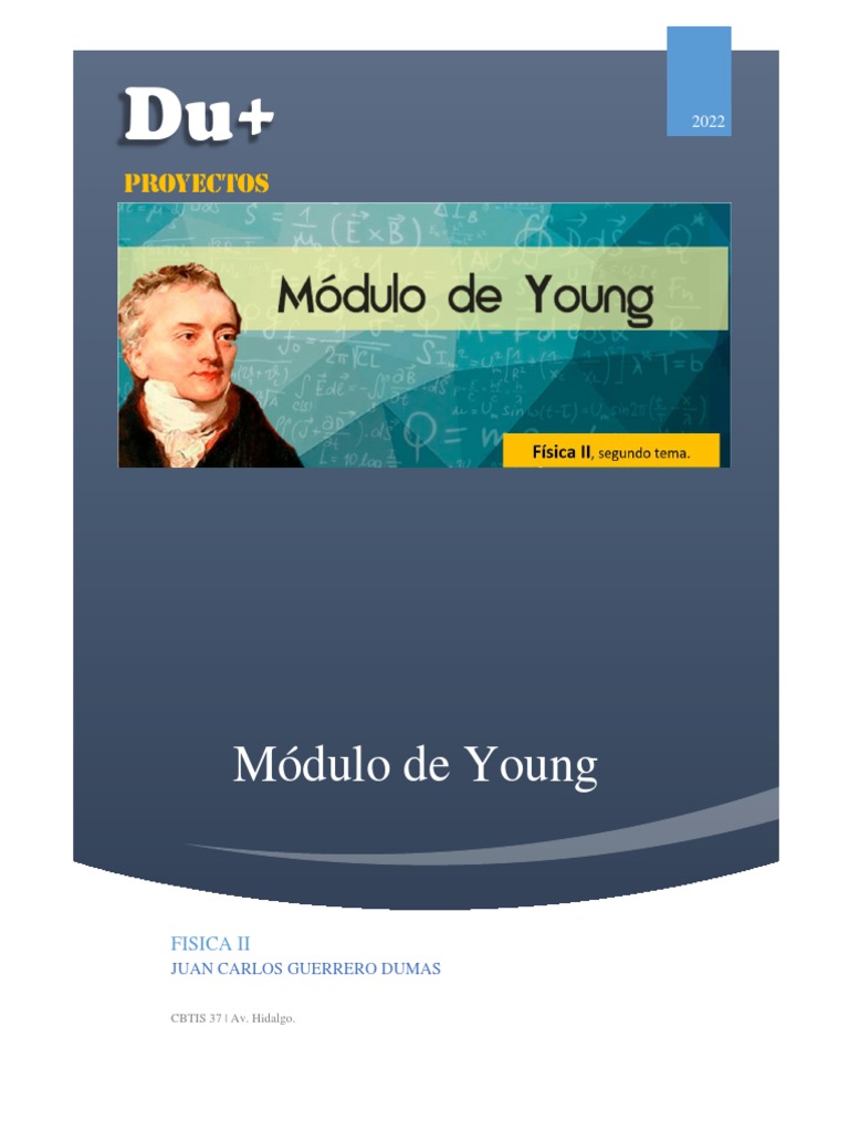 Módulo de Young: Definición y Aplicaciones | PDF | El módulo de Young ...