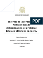 Informe de Lab Bioquimica - Nutrición