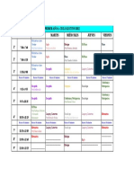 1a Horario Clases