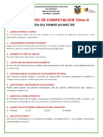 CUESTIONARIO DE EXAMEN DE COMPUTACION 10mo A