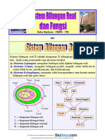 Sistem Bilangan Real Dan Fungsi