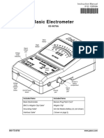 Basic Electrometer Manual ES 9078A