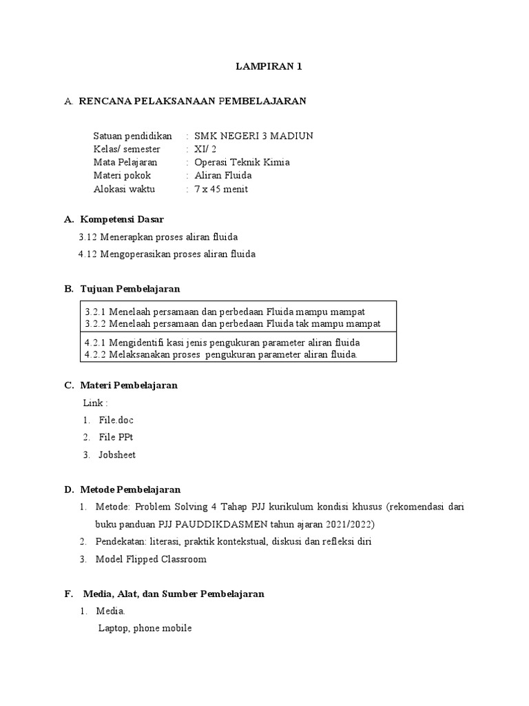 2.rpp Aliran Fluida | PDF | Komputer