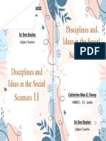 Disciplines and Ideas in The Social Sciences