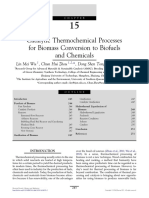Chapter 15 - Catalytic Thermochemical Processes For Biomass Conversion To Biofuels and Chemicals