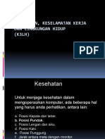 Kesehatan, Keselamatan Kerja Dan Lingkungan Hidup (K3LH)