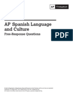 Ap22 FRQ Spanish Language