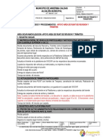 Modelo - Manual de Procesos y Procedimientos