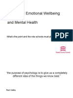 The vital role of schools in supporting social, emotional wellbeing and mental health
