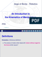 Kinematics of Manipulators