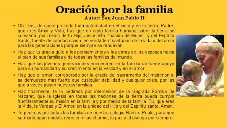 Oracion para La Familia | PDF | Religión y espiritualidad