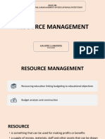 Resource Management