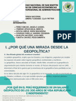 SEMANA 13 Valor Geopolítico Y Geoestratégico Del Perú