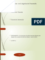 Sucesiones en La Legislación Panameña