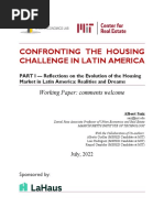 Confronting Housing Challenge I