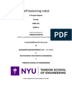 Self-Balancing Robot: A Project Report Group: Ning Hu Zexin Li