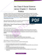 CBSE-Notes-Class-9-Social-Science-Political-Science-Chapter-3-Electoral-Politics