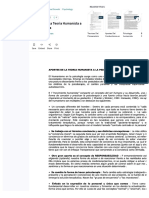 PDF Aportes de La Teoria Humanista A La Psicologia Compress