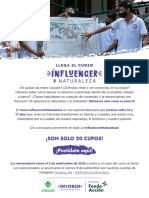 Postulate Al Curso Influencer X Naturaleza