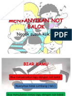 Menyanyikan Not Balok