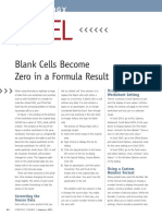 EXCEL Blank Cells Become Zero in A Formula Result