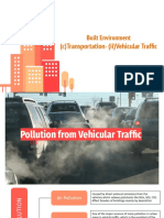 Vehicular Traffic - Pollution