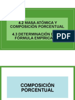 Relaciones de Masa - Formulas