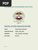 Database and Programming Practicum Org