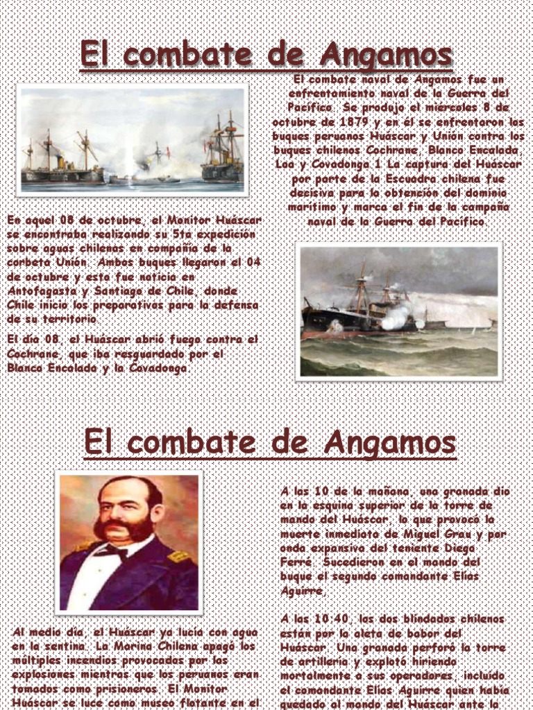 Captura del Huáscar en Angamos | PDF | Batallas | Guerra Naval