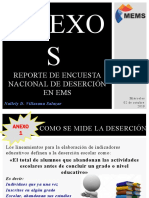 Presentacion - Reporte de La Encuesta Nacional de Desercion