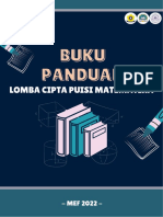 Buku Panduan Lomba Cipta Puisi Matematika MEF 2022