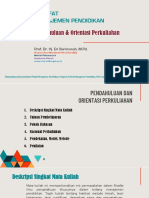 Topik 1. Pendahuluan Orientasi Perkuliahan