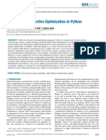 Multi-objective Optimization Framework Pymoo for Python
