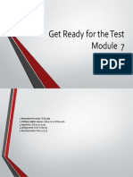 Get Ready For The Test