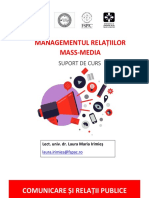 Managementul Relatiilor Mass-Media-Suport Curs