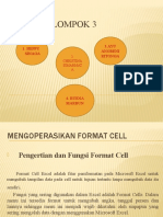 Format Cell untuk Mengolah Data