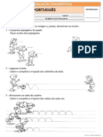 Ficha de Avaliação DIAGNÓSTICA