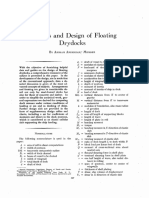 Analysis and Design Drydocks of Floating