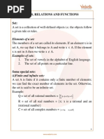Relations and Functions - Formula Sheet - 12th Hacker - CBSE 2025 | PDF ...