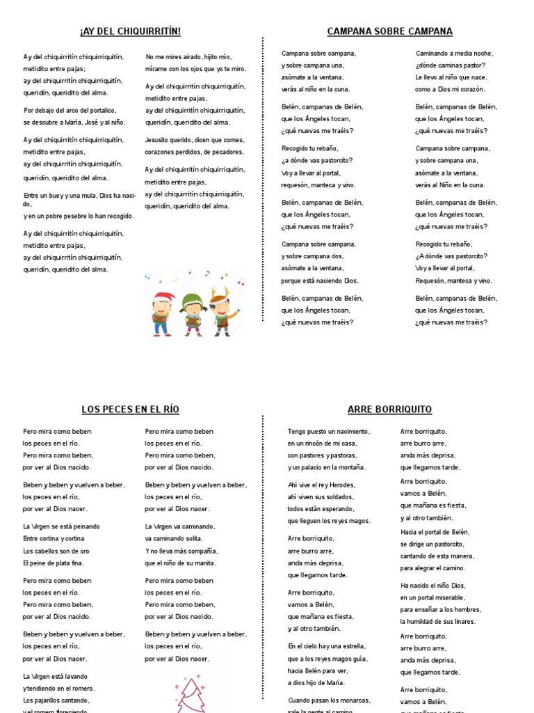 Villancicos Tradicionales de Navidad | PDF
