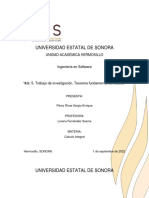 Act. 5 - Trabajo de Investigación. Teorema Fundamental Del Cálculo