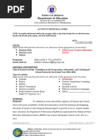 Activity Proposal Guidelines On The Preparation, Submission, and Checking of School Forms EOSY 2021-2022