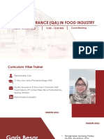 Materi Qa in Food Industry Batch 6 Makin Ahli 2022