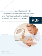 Ausbildung Zur Zum FachwirtIn Fuer Ganzheitskosmetik Und Wellness HWK Und FachkosmetikerIn Medical Und Wellness Bei Der BAGA Bonn1