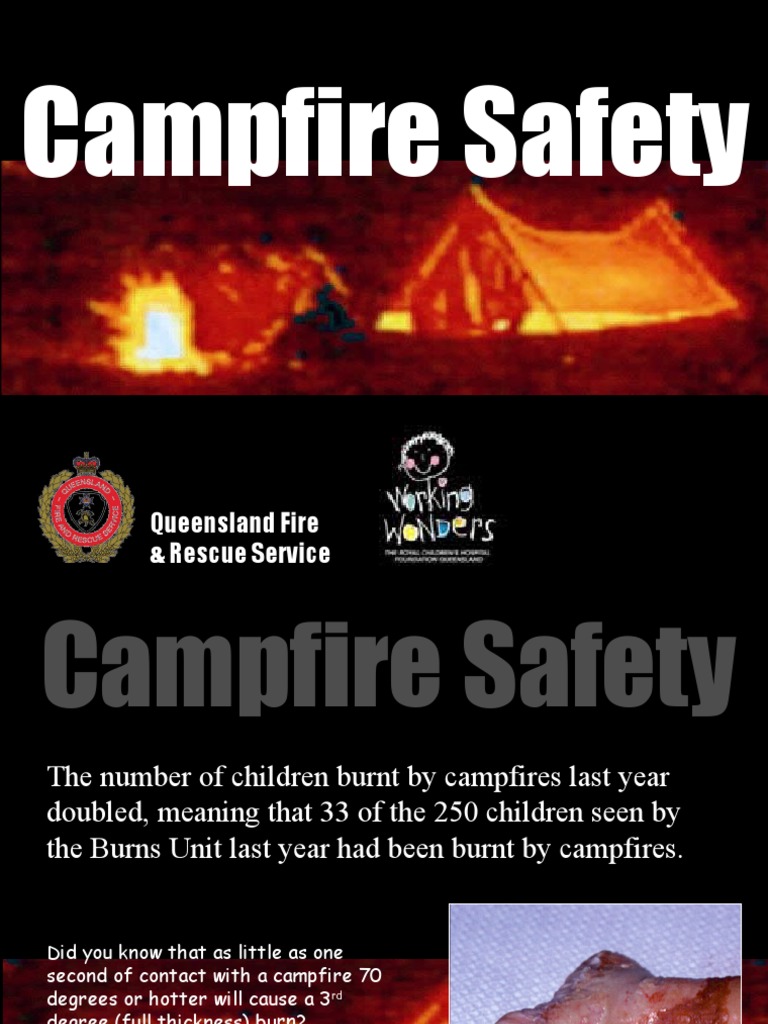 Campfire Safety Guidelines for Families | PDF | Water | Fires