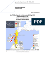 MW 7.5 Earthquake in Indonesia, September 28 2018 JRC Emerg. Reporting-Activation 21