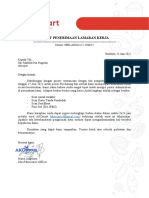 Surat Penerimaan Lamaran Kerja