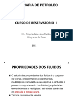 III . - Propriedades Dos Fluidos. Diagramas de Fases