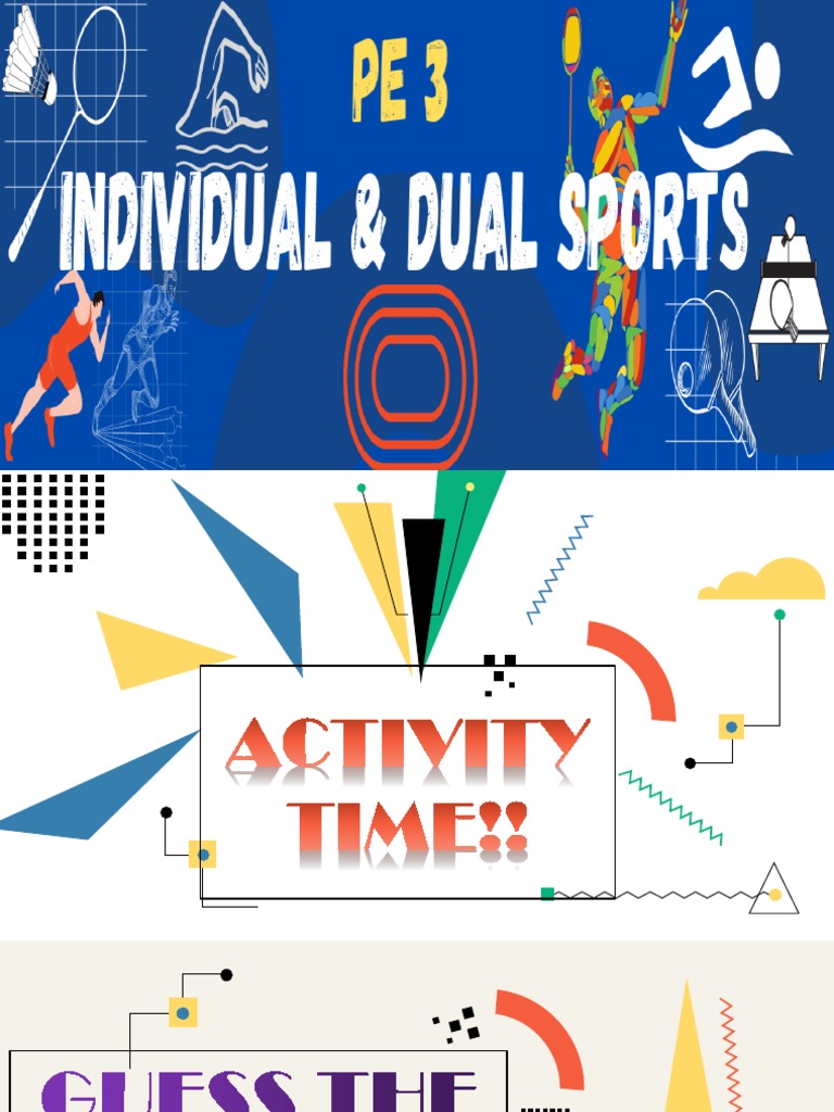 P.E 3 Athletics | PDF | Track And Field | Individual Sports