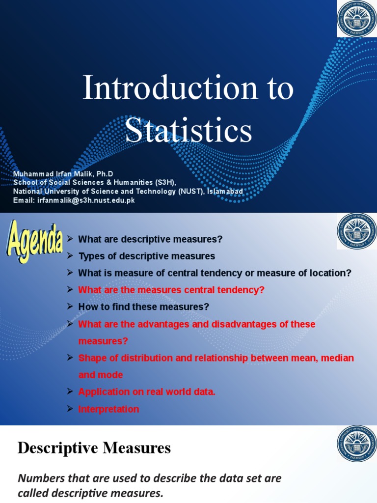 Introduction to Descriptive Statistics | PDF | Mean | Mode (Statistics)
